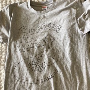 Supreme “I don’t want to go to school today” Tee